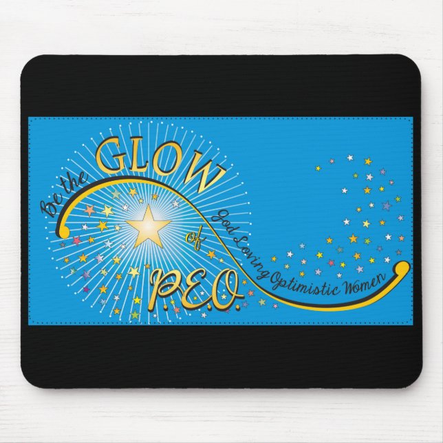 BeTheGlowOfPEO-Maus-Pad Mousepad (Vorne)
