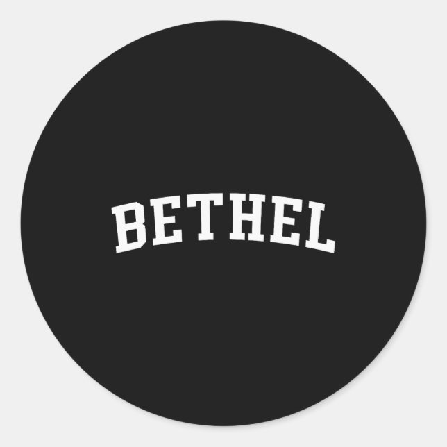 Bethel  runder aufkleber (Vorderseite)