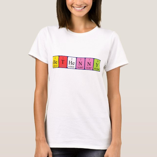 Bethenny Periodenname Shirt (Vorderseite)