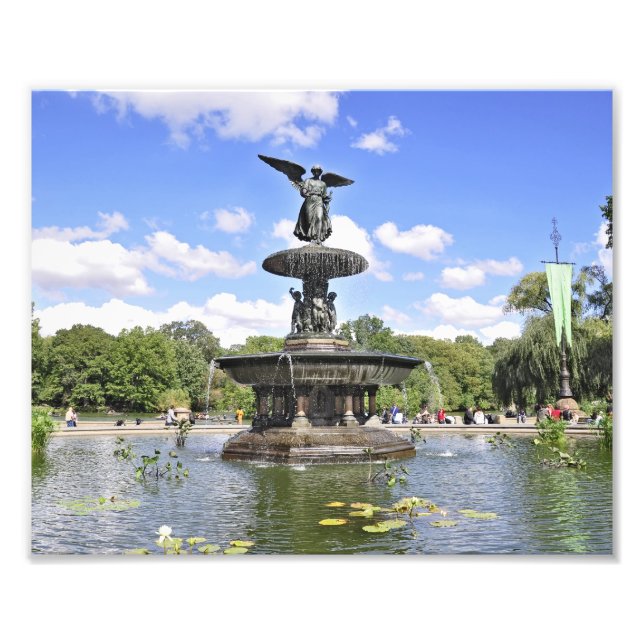 Bethesda Fountain Fotodruck (Vorne)