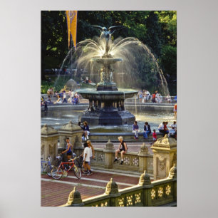 Bethesda Fountain NYC - Poster