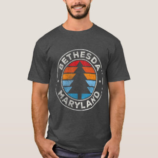 Bethesda Maryland Md 70er Freunde T-Shirt