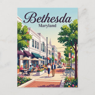 Bethesda, Maryland Postkarte