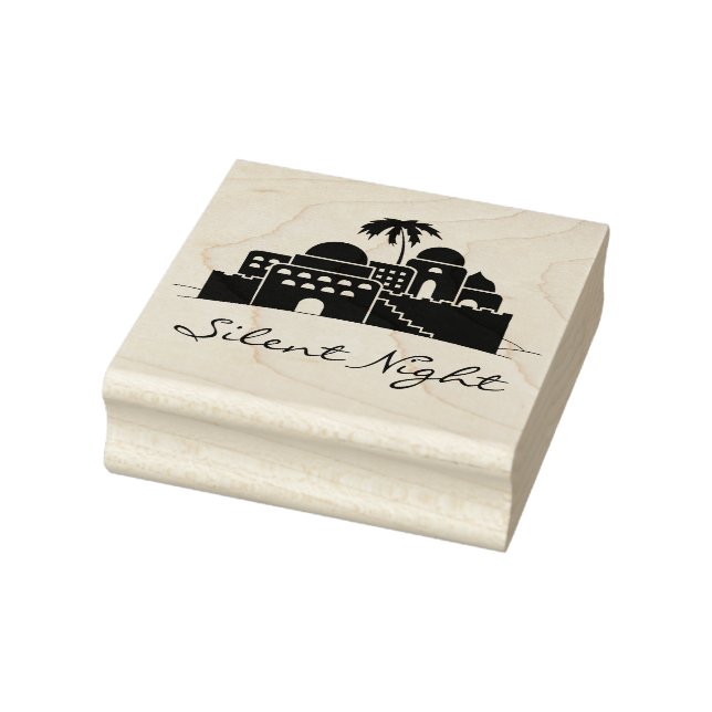Bethlehem Christmas Sentiment Rubber Art Briefmark Gummistempel (Stempel)