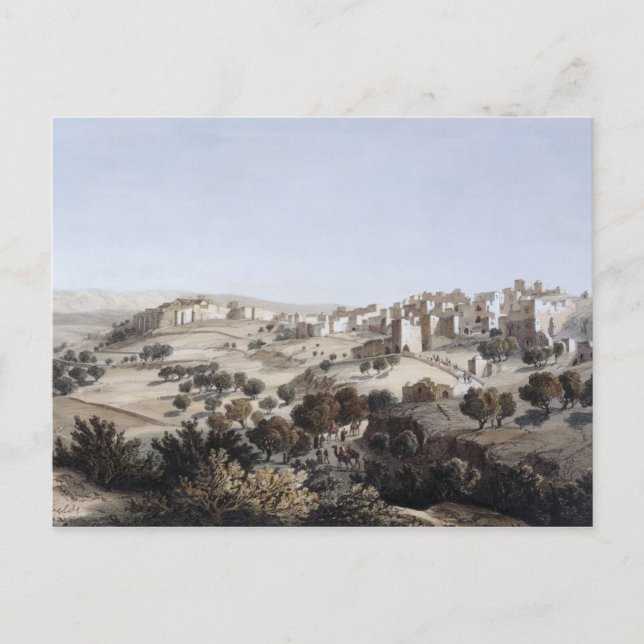 Bethlehem, graviert von Terry Postkarte (Vorderseite)