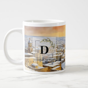 Bethlehem im Schnee Jumbo-Tasse – Geschenk aus dem