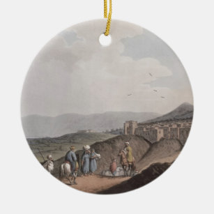 Bethlehem in Palästina, Ansicht des Hauptteils Keramik Ornament
