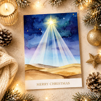 Bethlehem Nachthimmel Stern Frohe Weihnachten Urla