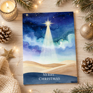 Bethlehem Nachthimmel Stern Frohe Weihnachten Urla