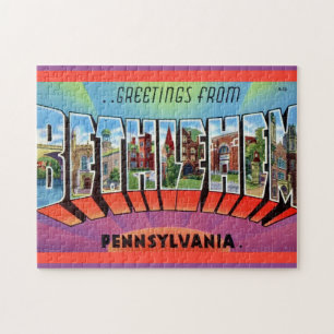 Bethlehem PA 11x14 Postkarte
