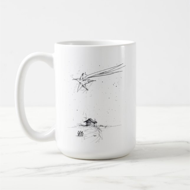 Bethlehem Star and Three Kings - Krippe Kaffeetasse (Links)