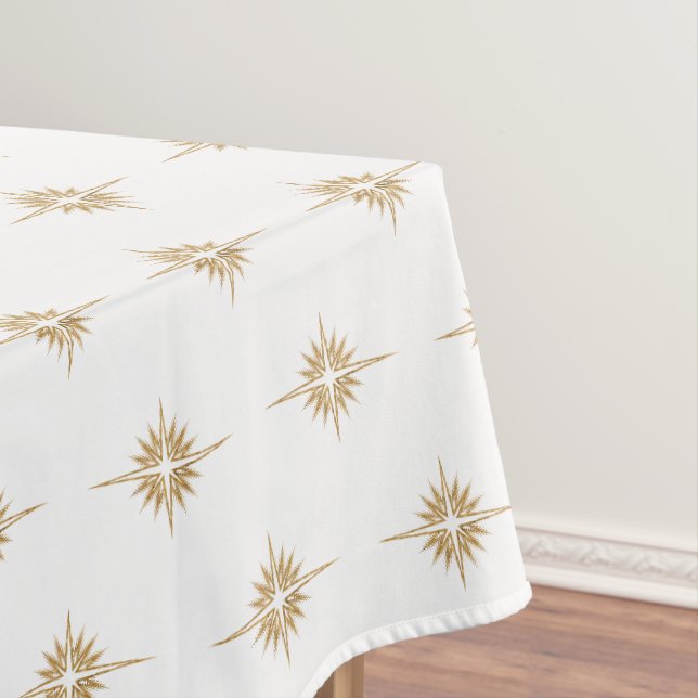 BETHLEHEM STAR Elegante Weihnachten Tischdecke (Beispiel)