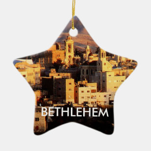 Bethlehem-Stern-Verzierung Keramikornament