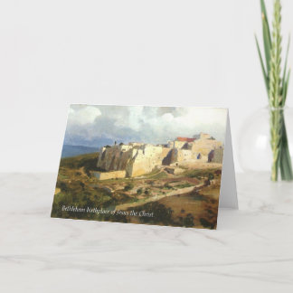 Bethlehem Weihnachtskarte Feiertagskarte