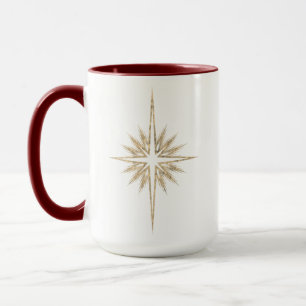 Bethlehem Weihnachtsstern Schrift Rot Weihnachten  Tasse
