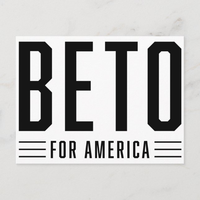 Beto For America Cartes Postales #1 (Devant)