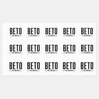 Beto For America Moyenne Cercle Étiquette étanche