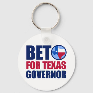 Beto for Texas Governor 2022 Wahl Politisch Schlüsselanhänger