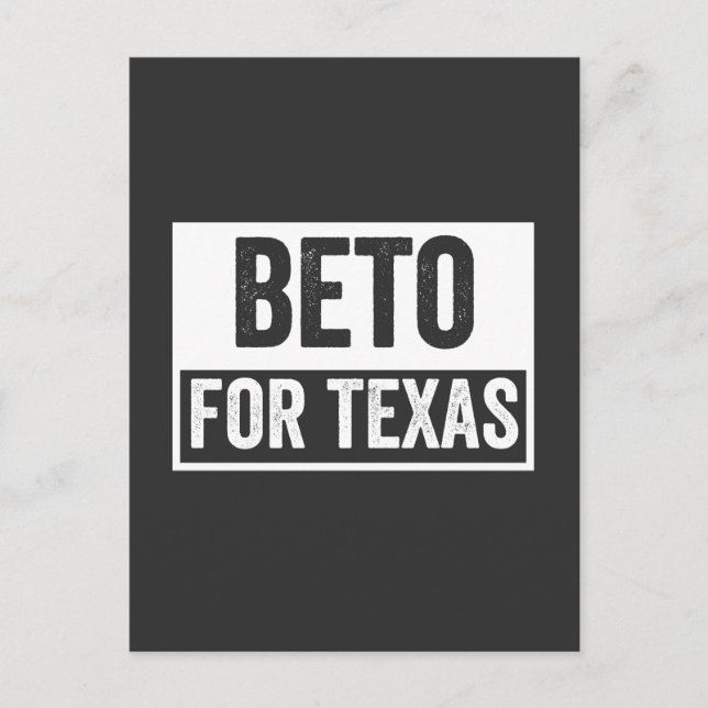 Beto FOR TEXAS Postkarte (Vorderseite)