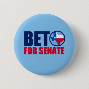 Beto für den texanischen Senat 2018 Button
