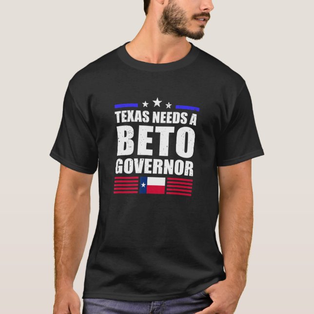 Beto für Gouverneur O'rourke Texas 2022 Wahl Ant T-Shirt (Vorderseite)