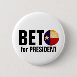 Beto für Präsidenten Button