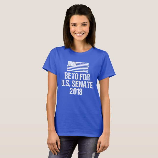 Beto für Senats-Halbzeit-Wahl 2018 T-Shirt (Vorne ganz)