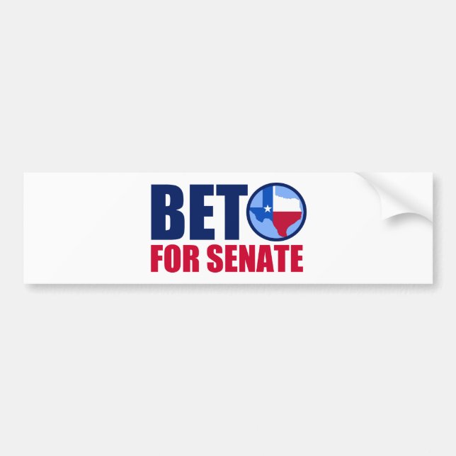 Beto für Texas-Senat 2018 Autoaufkleber (Vorne)