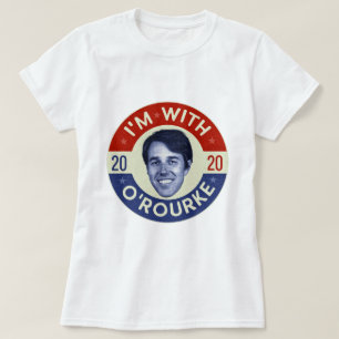 Beto O'Rourke Foto 2020 Präsidenten-Demokrat Retr T-Shirt