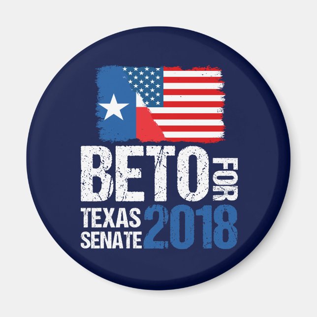 Beto O'Rourke für die Wahl des texanischen Senats  Magnet (Vorne)