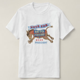 Beto O'Rourke für Esel 2020 Präsidenten-Demokrat T-Shirt