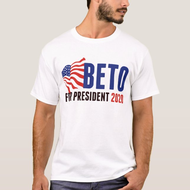 Beto O'Rourke für Präsident 2020 T-Shirt (Vorderseite)