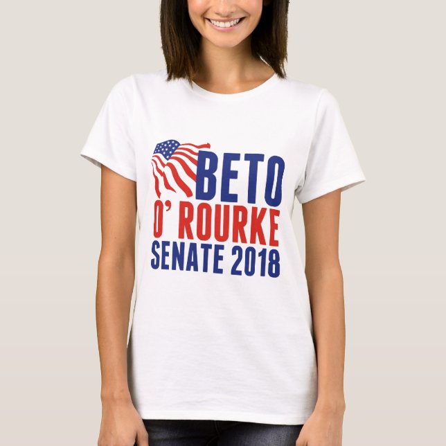 Beto O'Rourke für Senat 2018 T-Shirt (Vorderseite)