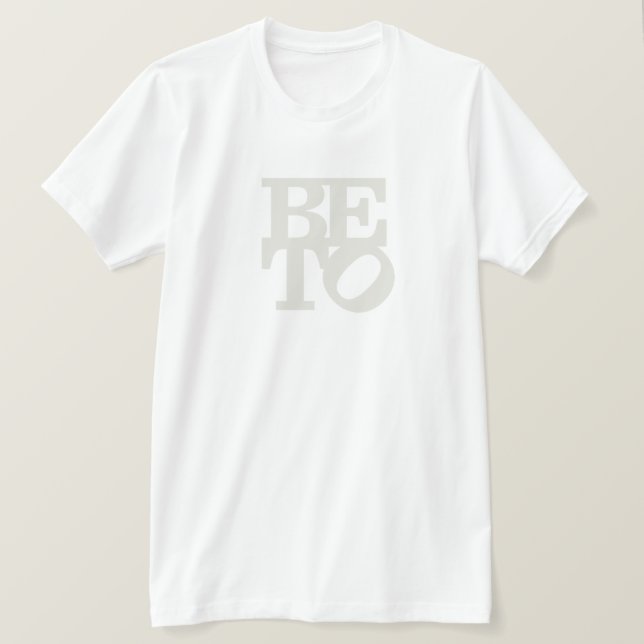 BETO Staplungsbeige - hochwertige Männer T-Shirt (Design vorne)