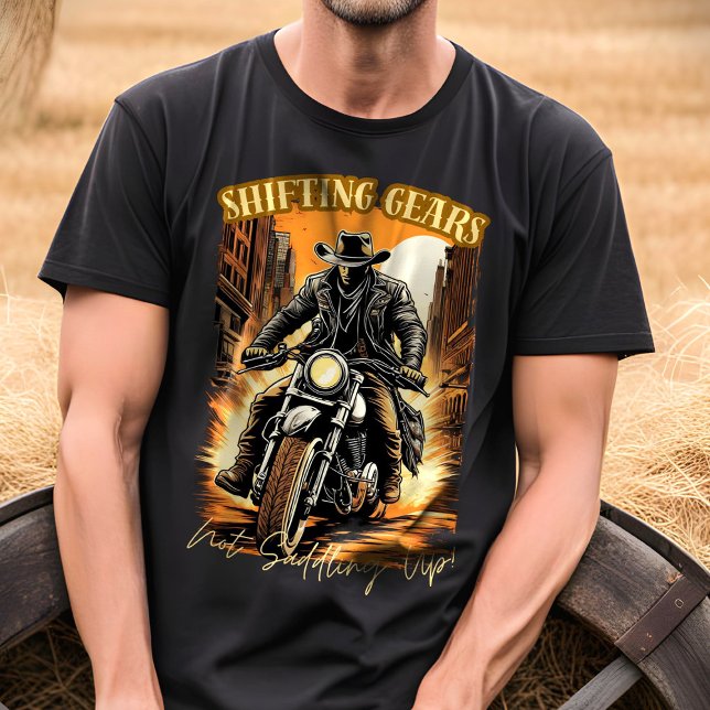 Beton Cowboy: Asphalt Steed trifft Stadtstrassen T-Shirt (Von Creator hochgeladen)
