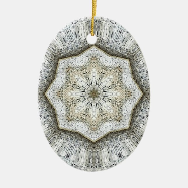 Beton Gray Star Ornament (Vorne)