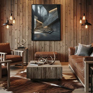 Beton & Licht Poster