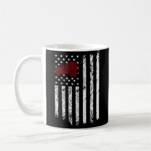 Beton Mixer American Flag Patriotic Cement Truhe Kaffeetasse