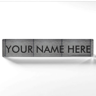 BETONDECKE ~ NAMENSPLAKETTE