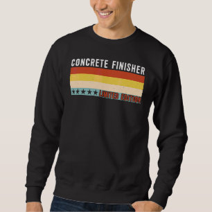 Betonfertiger Job Titel Beruf Arbeiter Ausbildung Sweatshirt