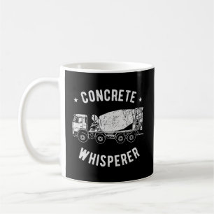 Betonfertiger und Betonarbeiter Kaffeetasse