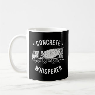 Betonfertiger und Betonarbeiter Kaffeetasse