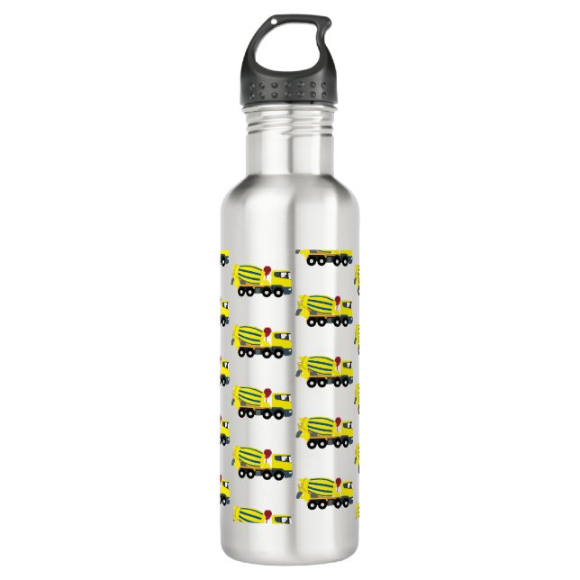 Betonfertigtransporter Edelstahlflasche (Vorderseite)