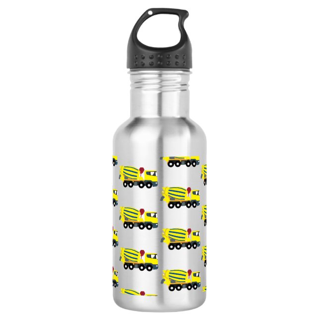 Betonfertigtransporter Edelstahlflasche (Vorderseite)