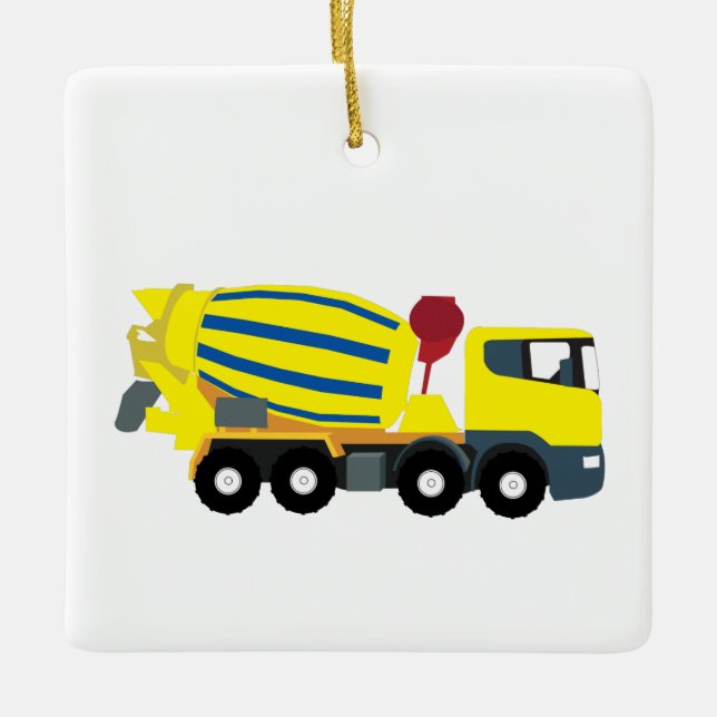 Betonfertigtransporter Keramikornament (Vorderseite)