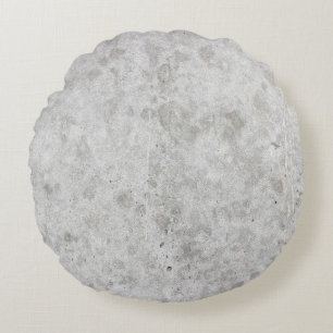 Betongraue Wandgrunge Rundes Kissen