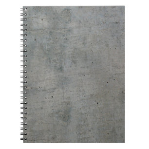 Betonmauer, graue Textur Notizblock