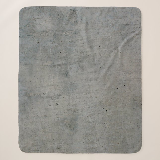 Betonmauer, graue Textur Sherpadecke (Vorderseite)