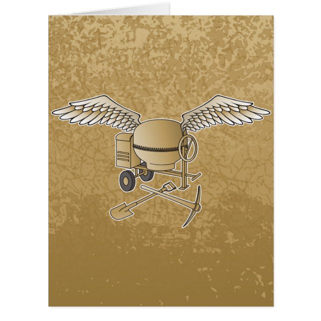 Betonmischer beige (Vorderseite)