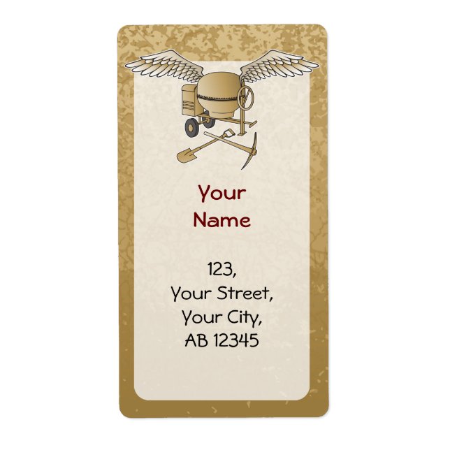 Betonmischer beige (Vorne)